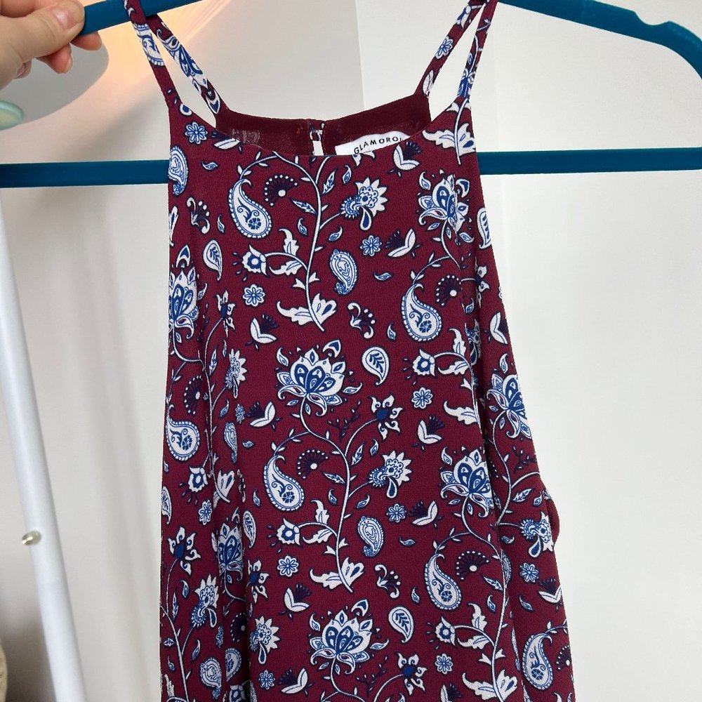 Boho Paisley halter top